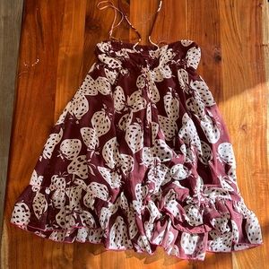 URBAN OUTFITTERS Strawberry Summer Dress 🍓